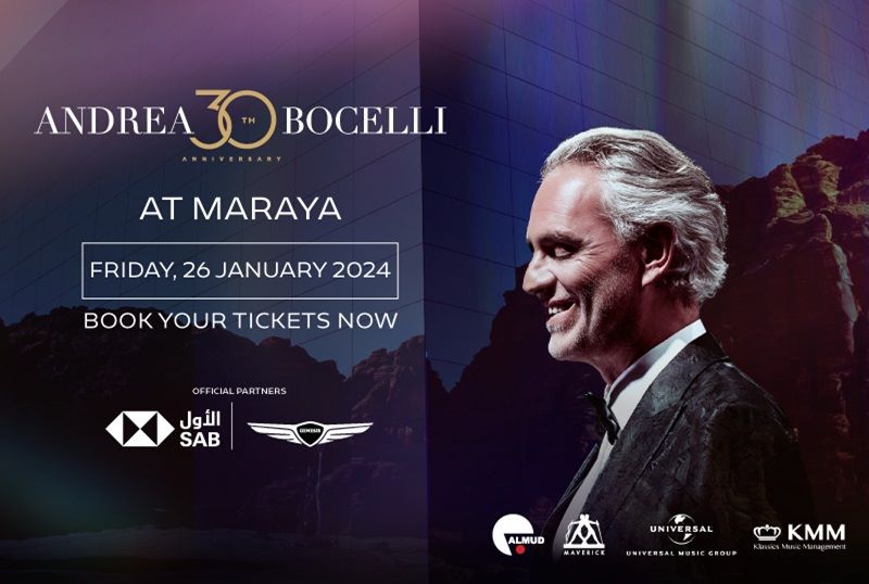 Andrea Bocelli Concert 2024 Book Your Tickets Now!