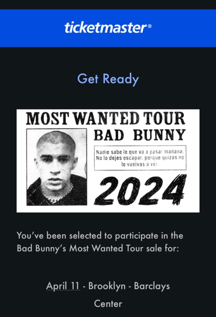 Bad Bunny Tour 2024 Ticketmaster