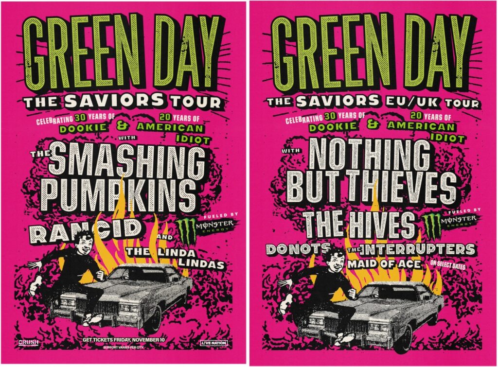 Green Day Smashing Pumpkins Tour 2024 Dates