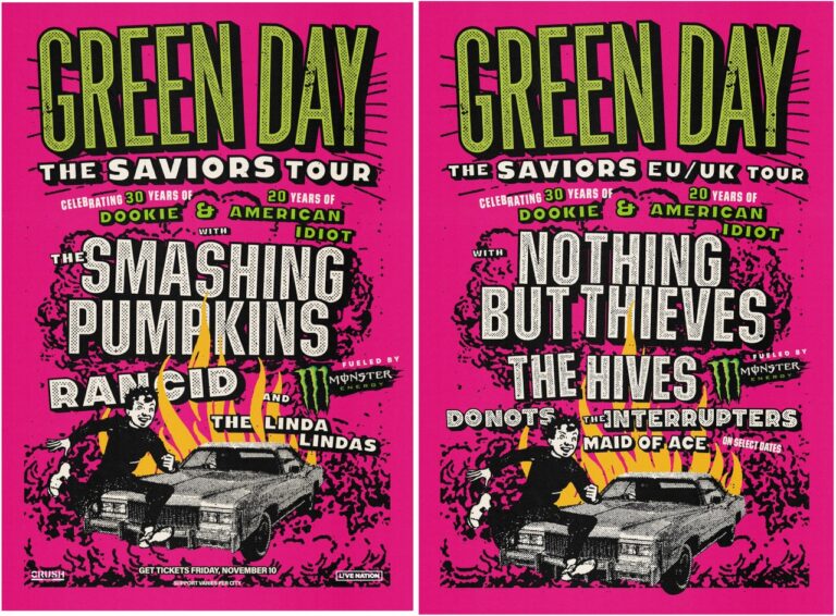 Green Day Smashing Pumpkins Tour 2024 Dates