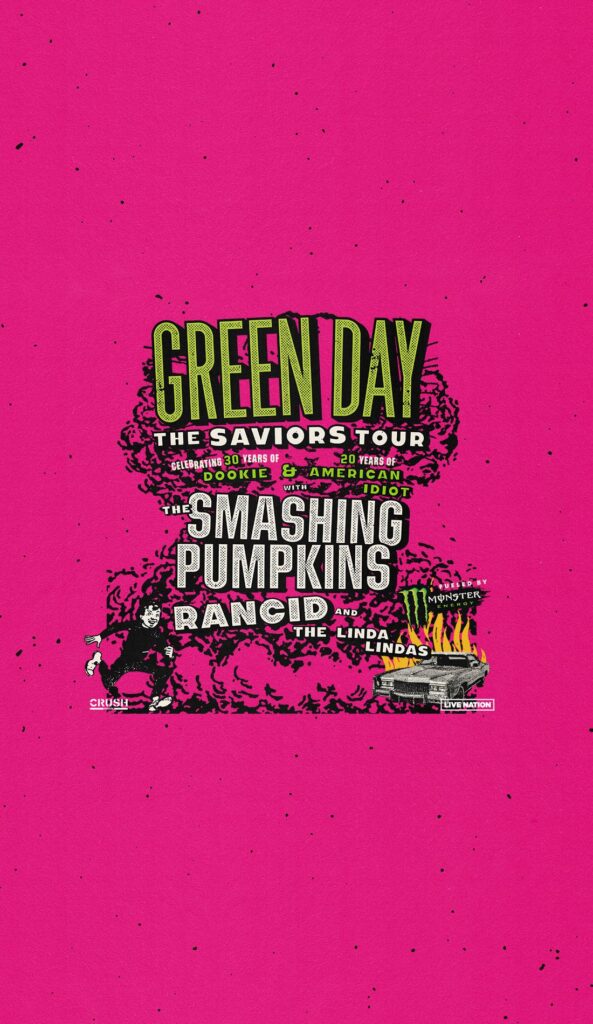 Green Day Tour 2024 Locations