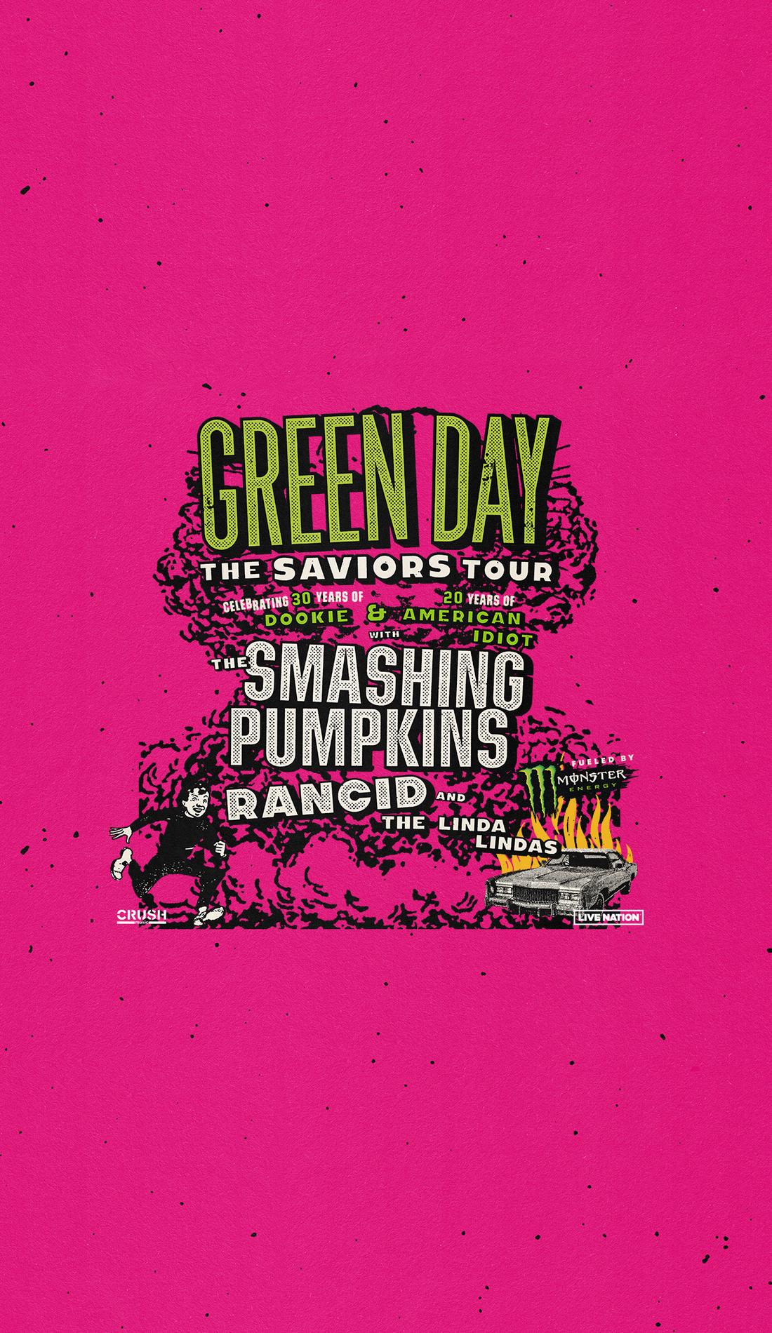 Discover the Green Day Tour 2024 Locations Near You